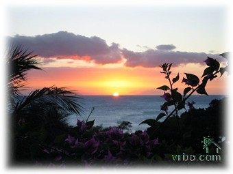 Hawaii sunset at condo #303